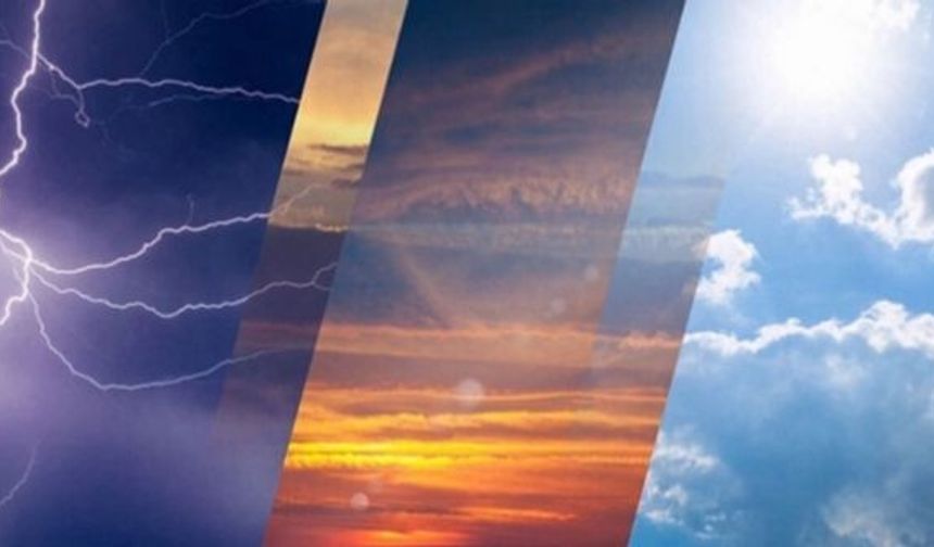 Meteoroloji hava durumu tahminlerini açıkladı